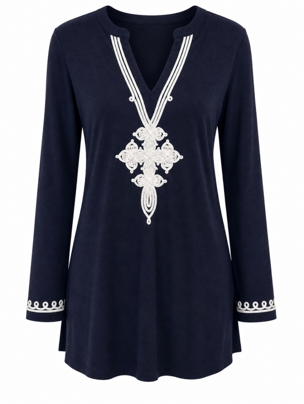 Lilly Pulitzer Thea Tunic navy blue size large